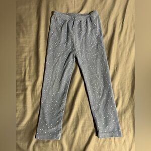 Hanna Andersson Periwinkle Polka Dot Leggings Size 3T